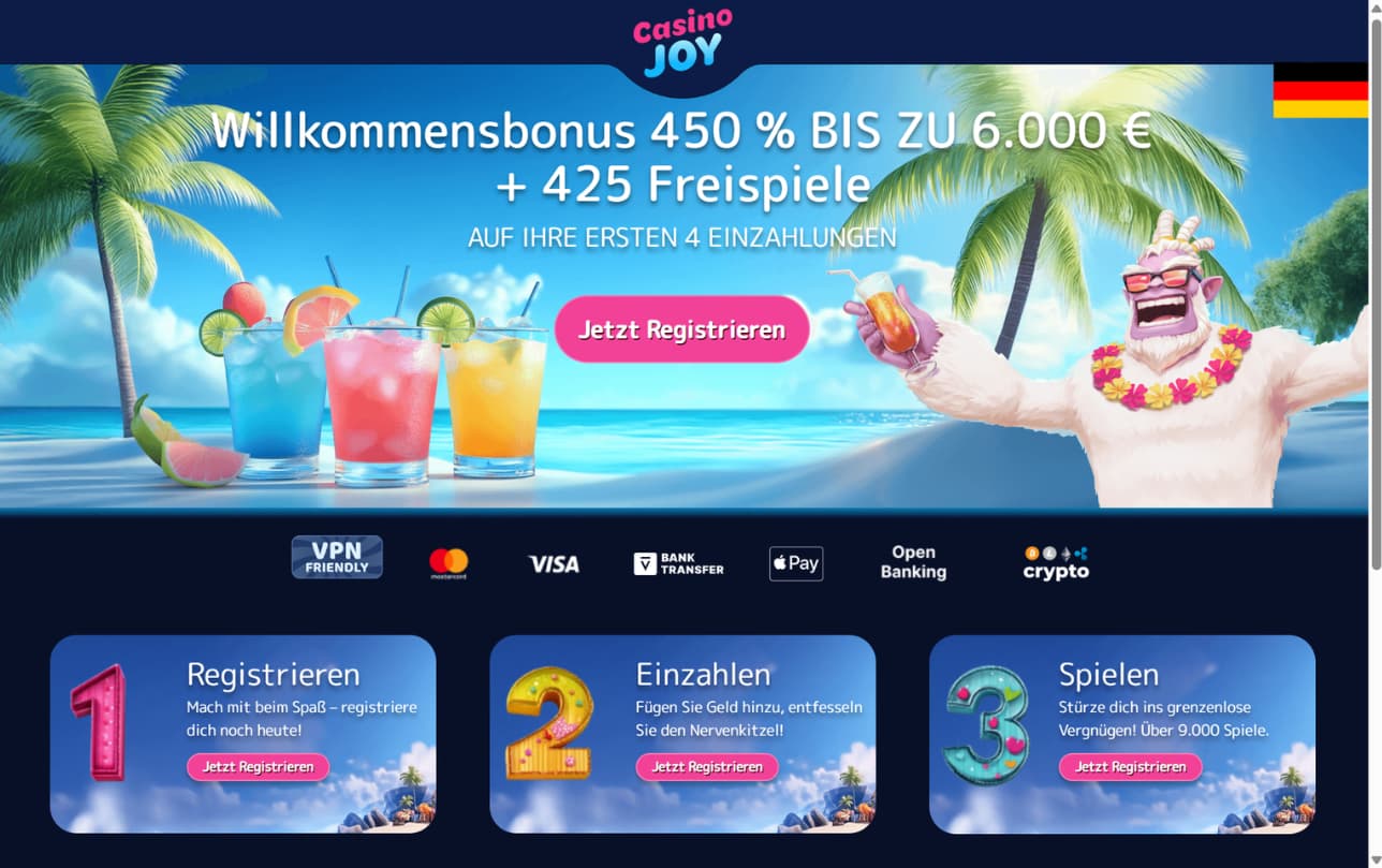 Casino Joy Willkommensbonus